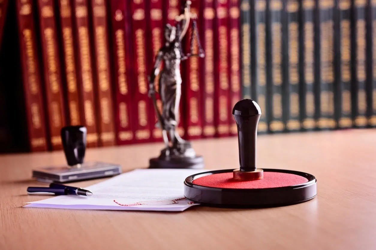 Documents notarization in kalispell: notary tools on the table