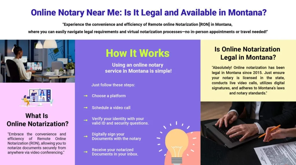 Online Notary Near Me: learn if It's Legal and Available in Montana